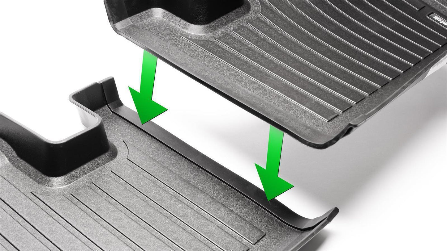 2befair Allwettermatte Fußraum hinten für das Tesla Model Y-4