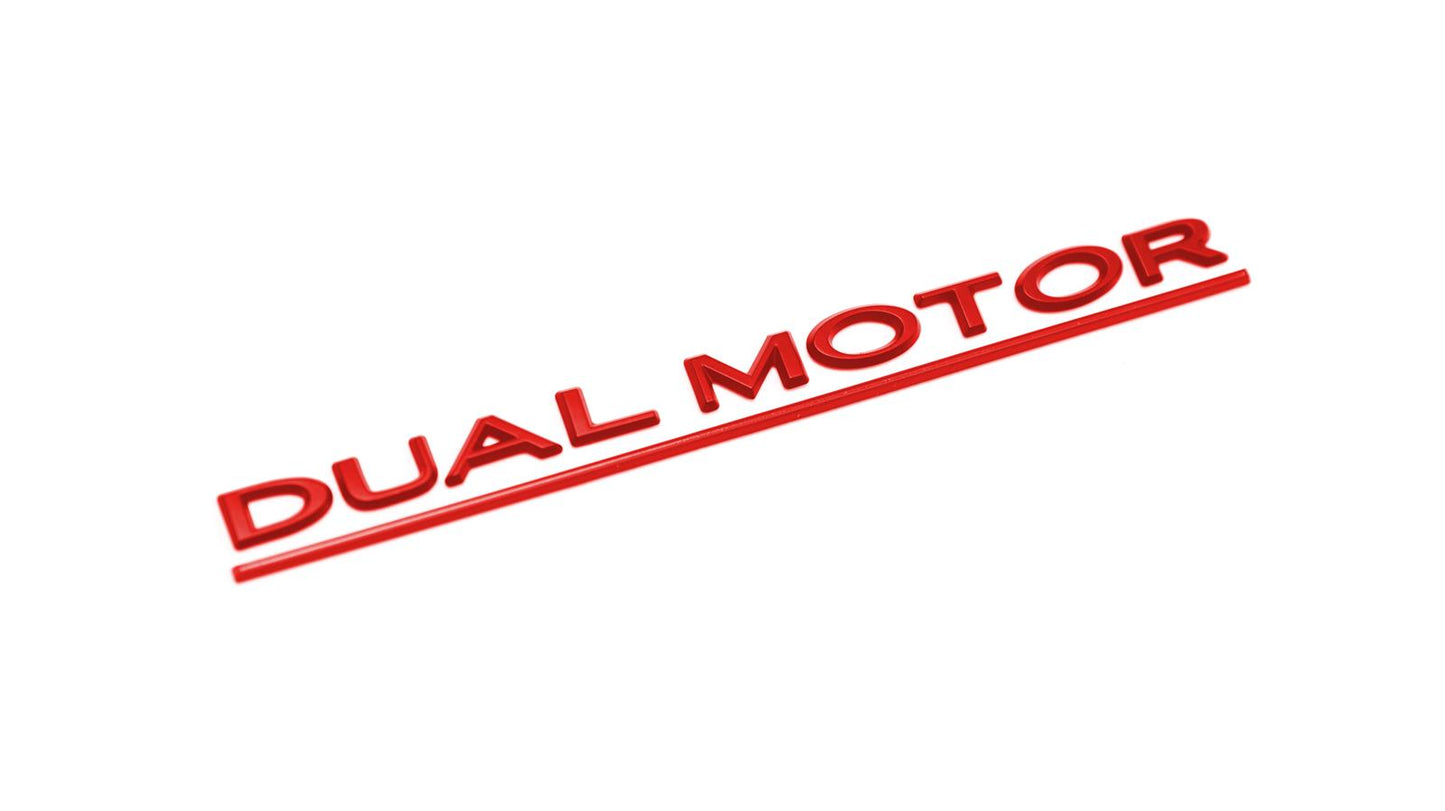 Dual Motor Schriftzug für das Tesla Model 3/Y-5