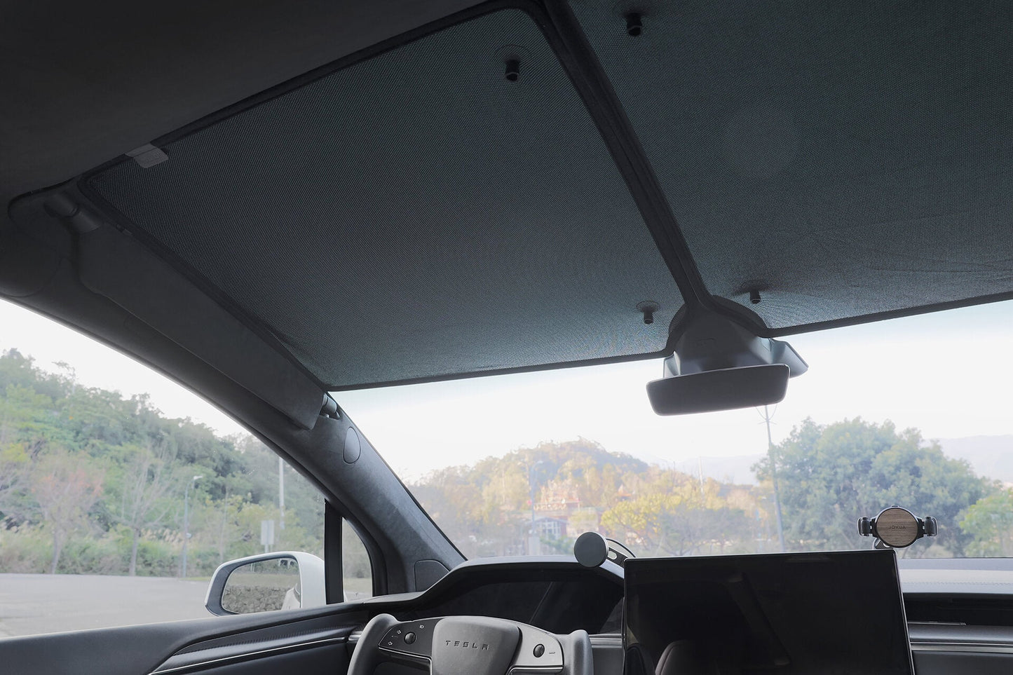 Glass Roof Sunshade- Separate Design (Model X)-4