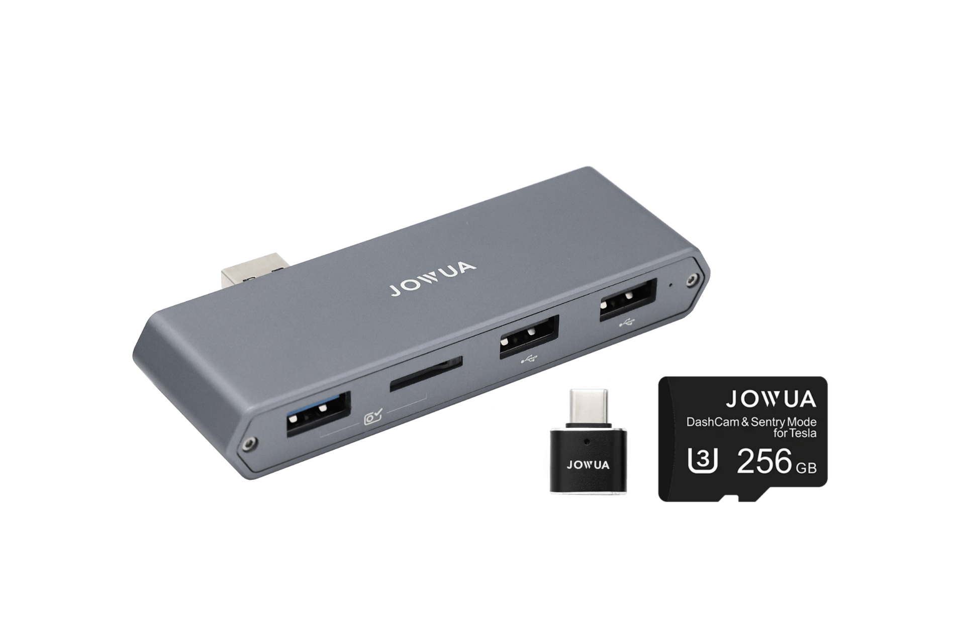 Dual-Function Storage HUB (MicroSD Reader & Tesla USB)-0