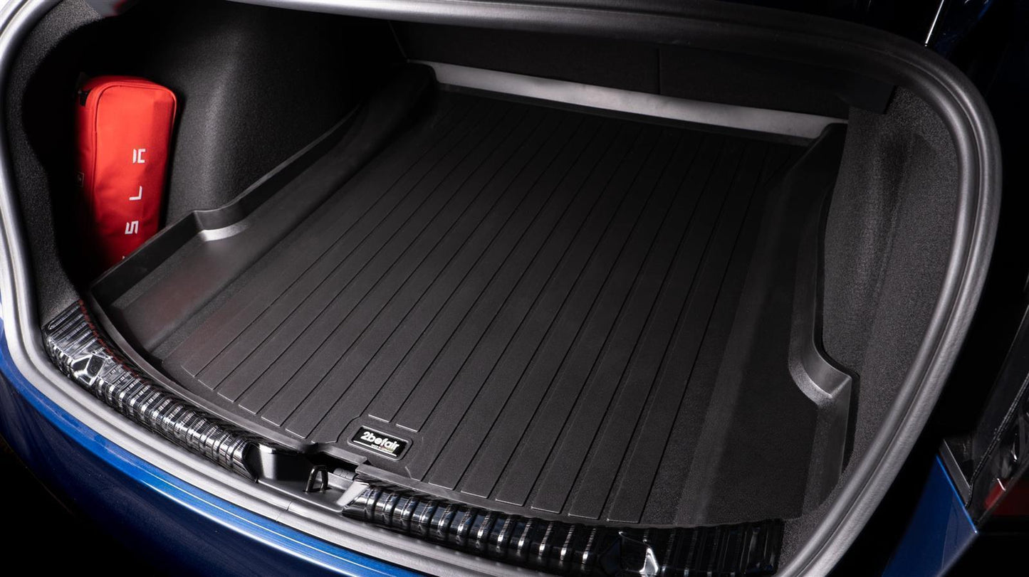 2befair Premium Rubberen Kofferbakmat voor Tesla Model 3