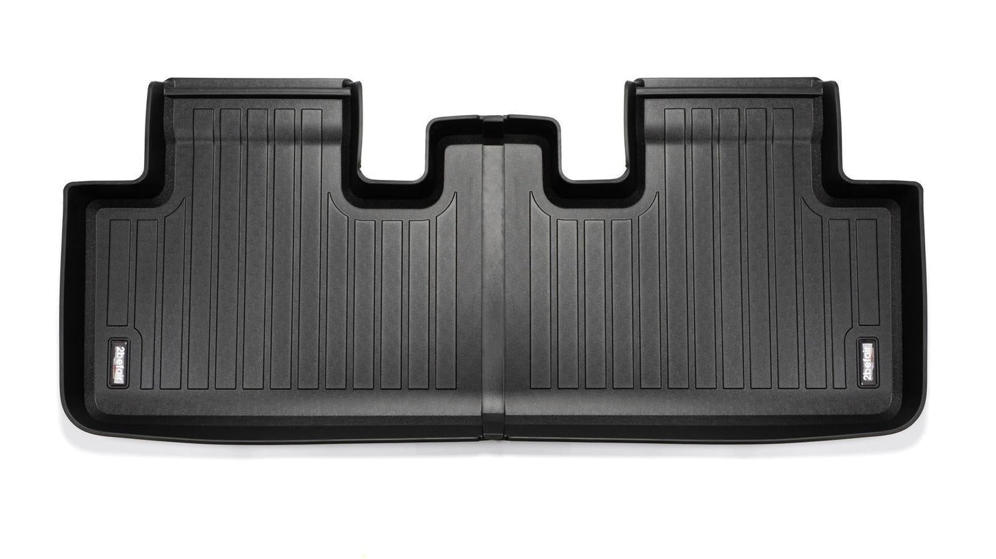 2befair Allwettermatte Fußraum hinten für das Tesla Model Y-1