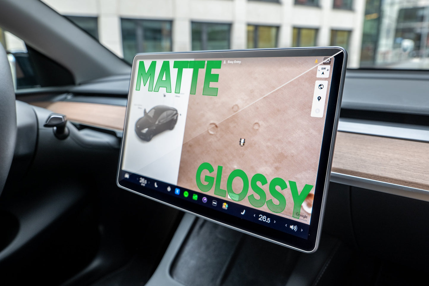 Displaybeschermfolie Tesla Model 3 & Model Y — Mat of Helder | 2befair