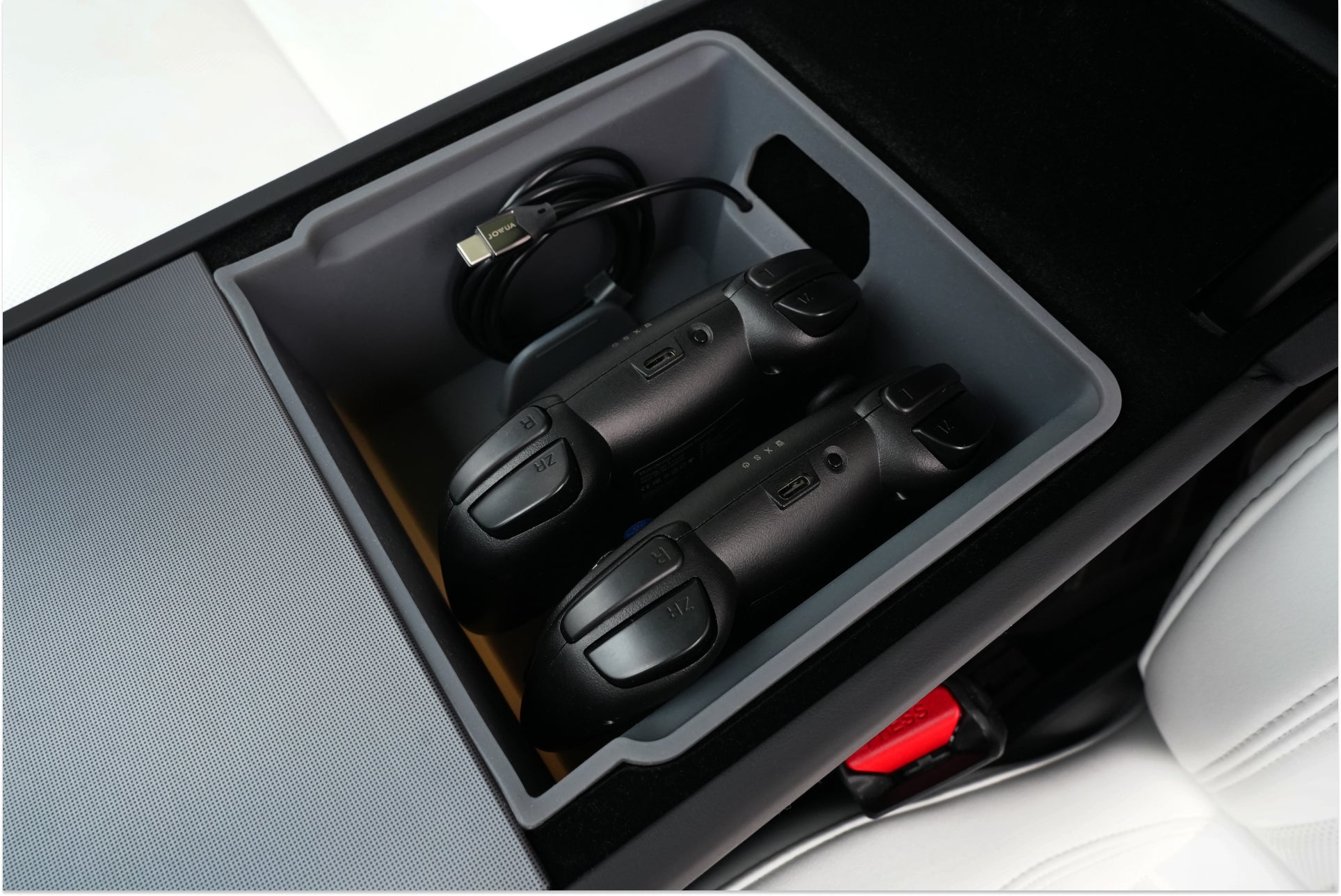 Armrest Organizer Set For Tesla Model Y Juniper 2025+/ Model 3 Highland 2024+-3