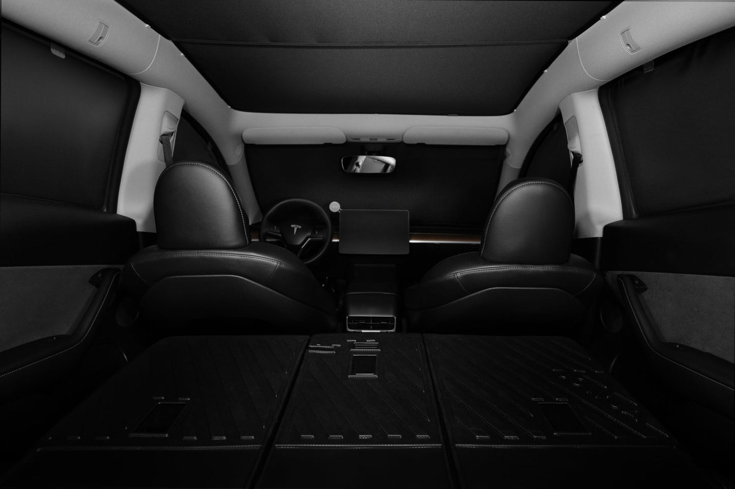 Side + Rear Liftgate Window Sunshade for Model Y 2021-2024-2