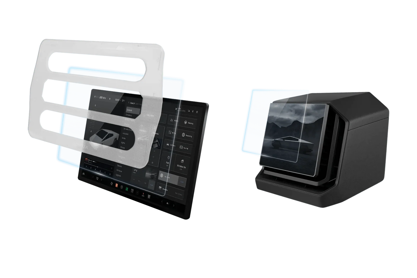 Tempered Glass Screen Protector for Cybertruck-0