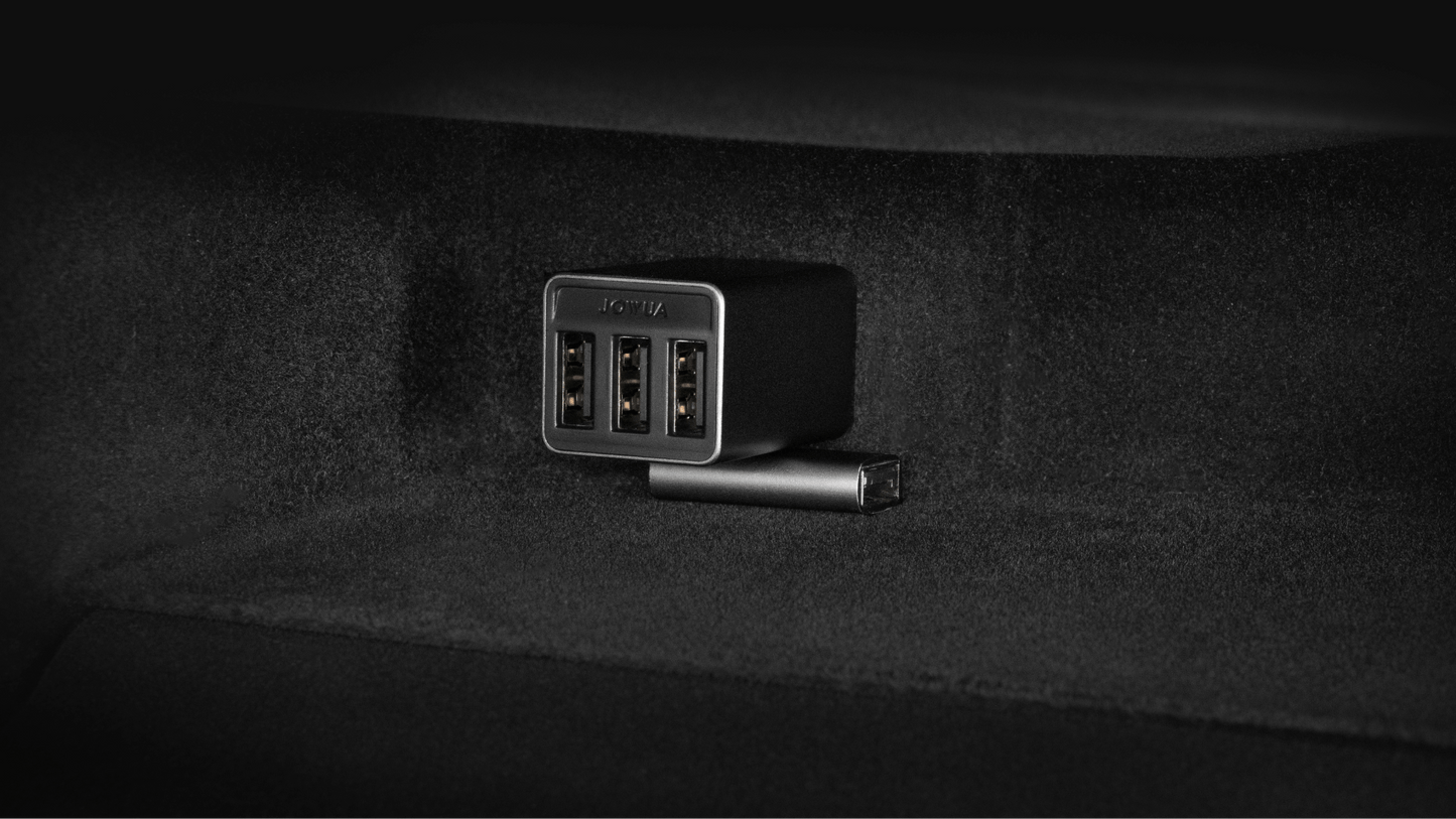 4-Poorts USB Dashcam Hub voor Tesla Model 3 & Model Y (2018-2024)
