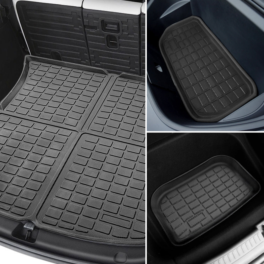 NNEIDS Manan Tesla Model Y Floor Mats Front-4