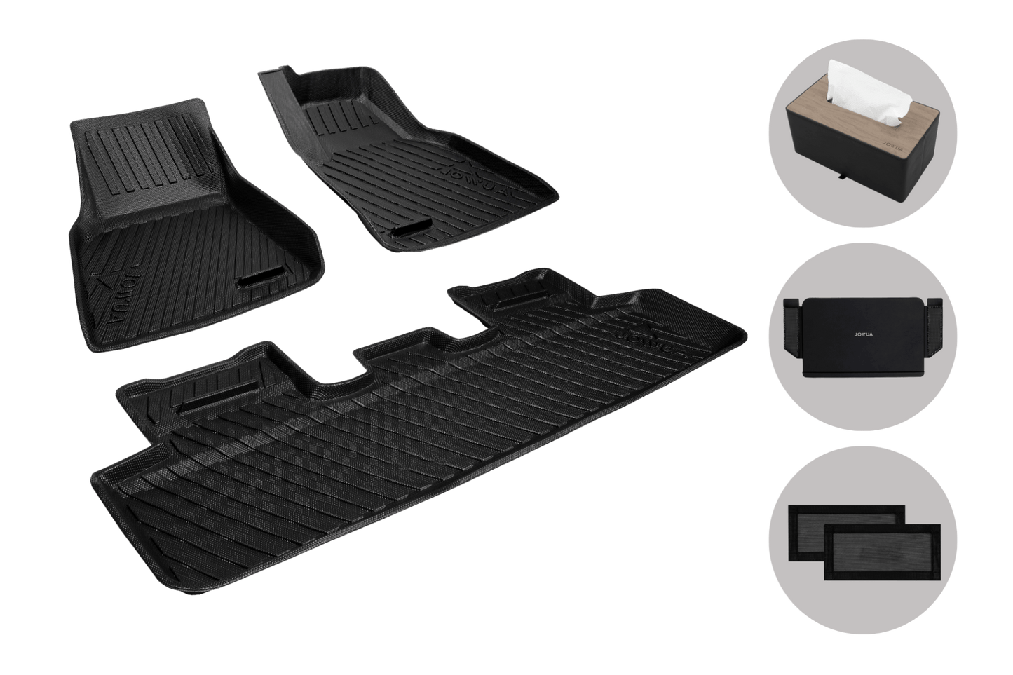 All-Weather Floor Liners Combo Model Y 2021-2024 (Right Hand Drive Version)-0