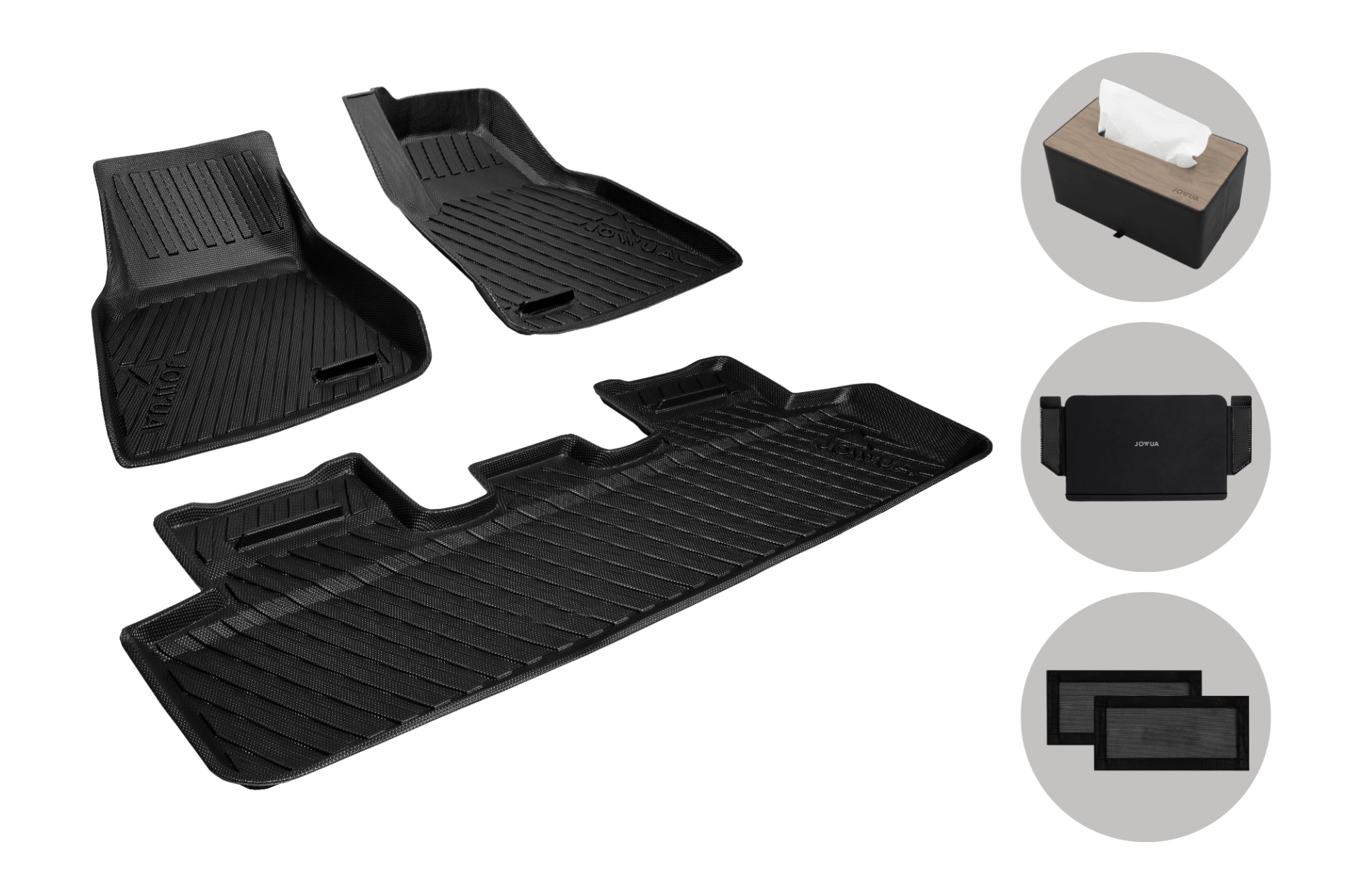 All-Weather Floor Liners Combo Model Y 2021-2024 (Right Hand Drive Version)-0