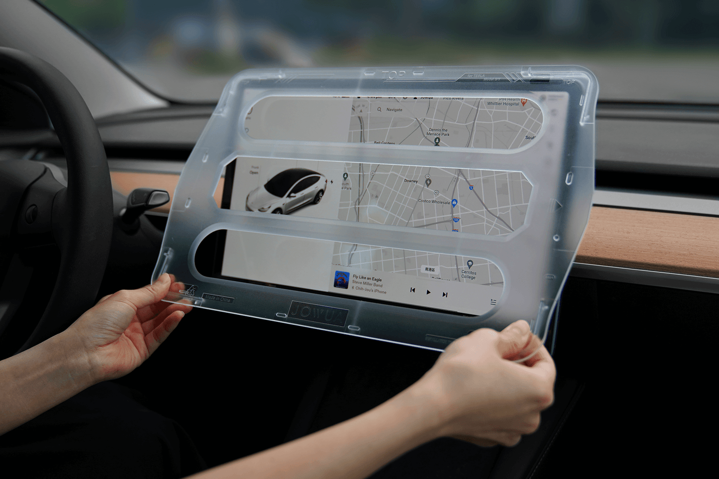 Gehard Glas Schermbeschermer voor Tesla Model 3 & Model Y – Kristalhelder