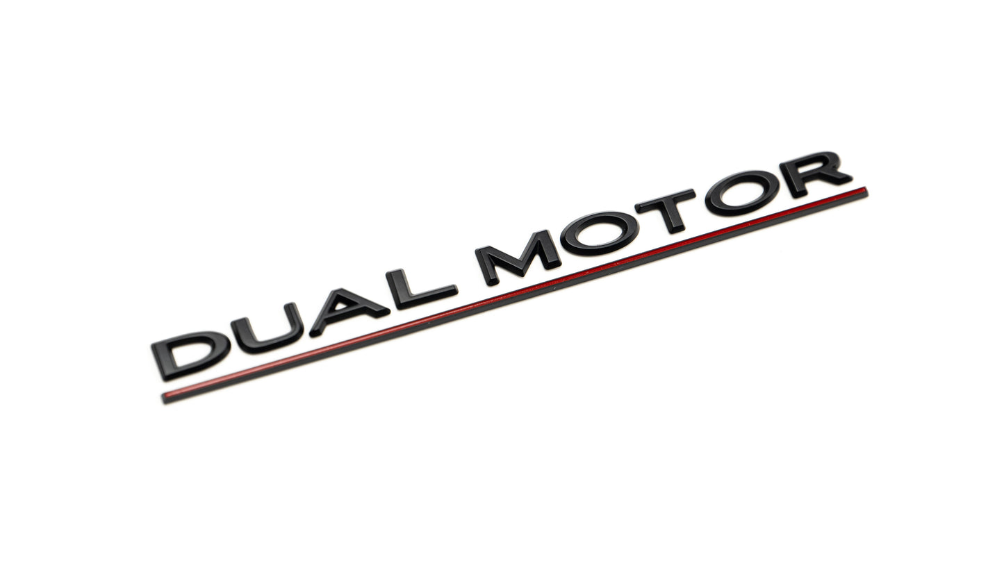 Dual Motor Schriftzug für das Tesla Model 3/Y-3