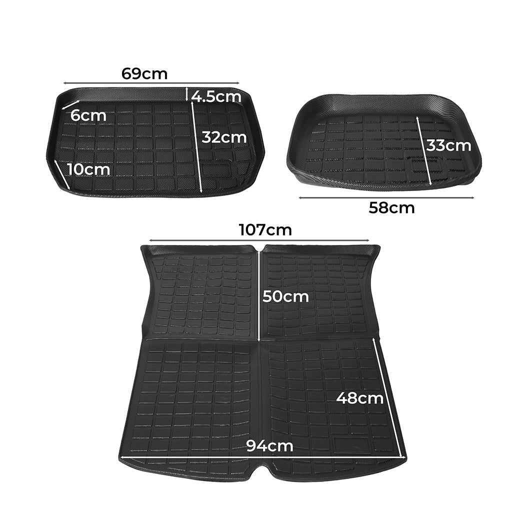 NNEIDS Manan Tesla Model Y Floor Mats Front-1
