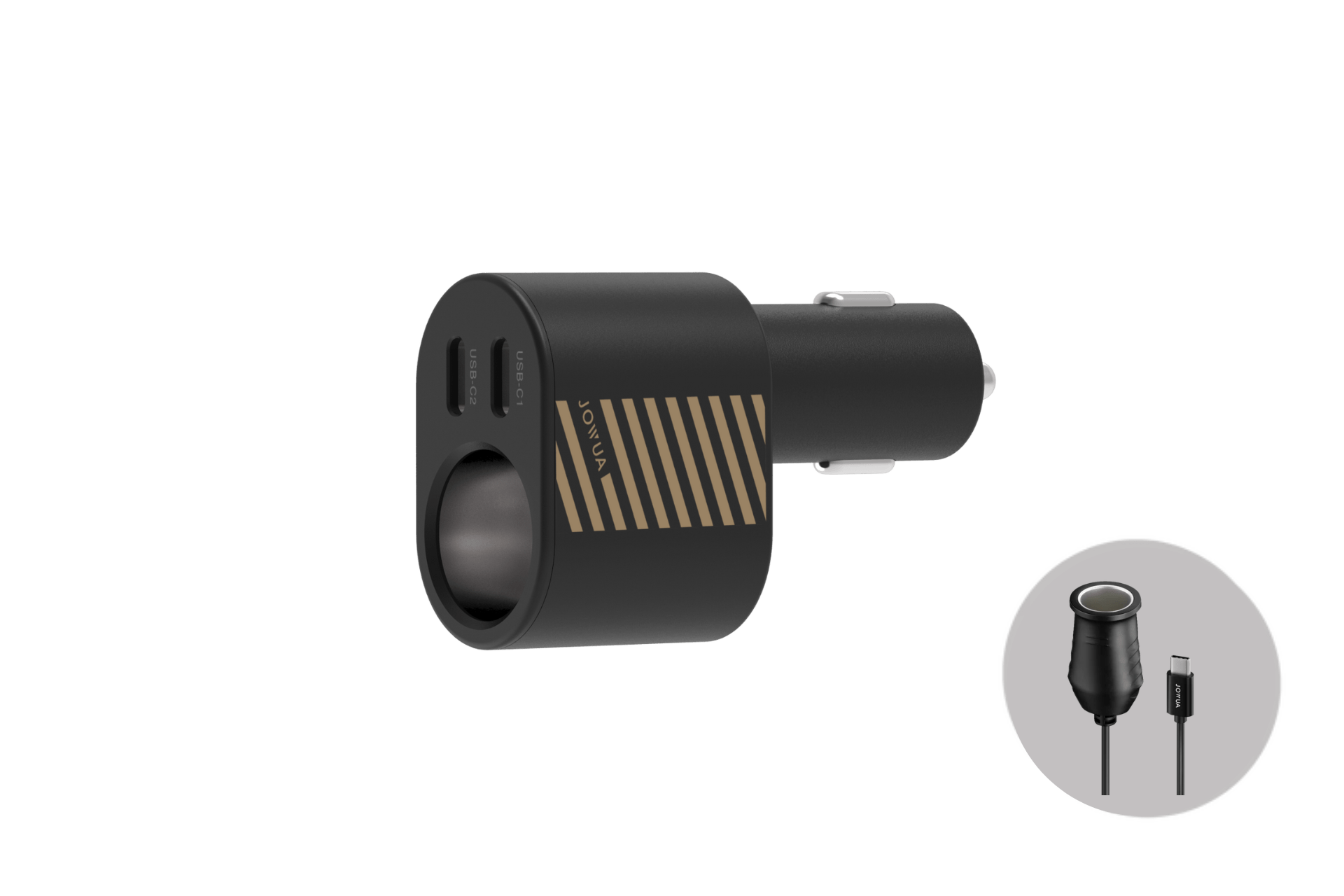 3 in 1 Type-C Car Charger-0