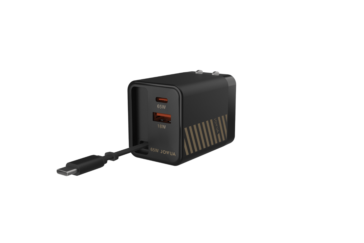 65W GaN Charger with Retractable Cable-1
