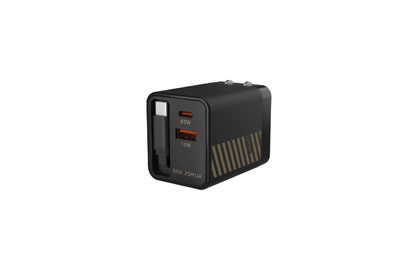 65W GaN Charger with Retractable Cable-0