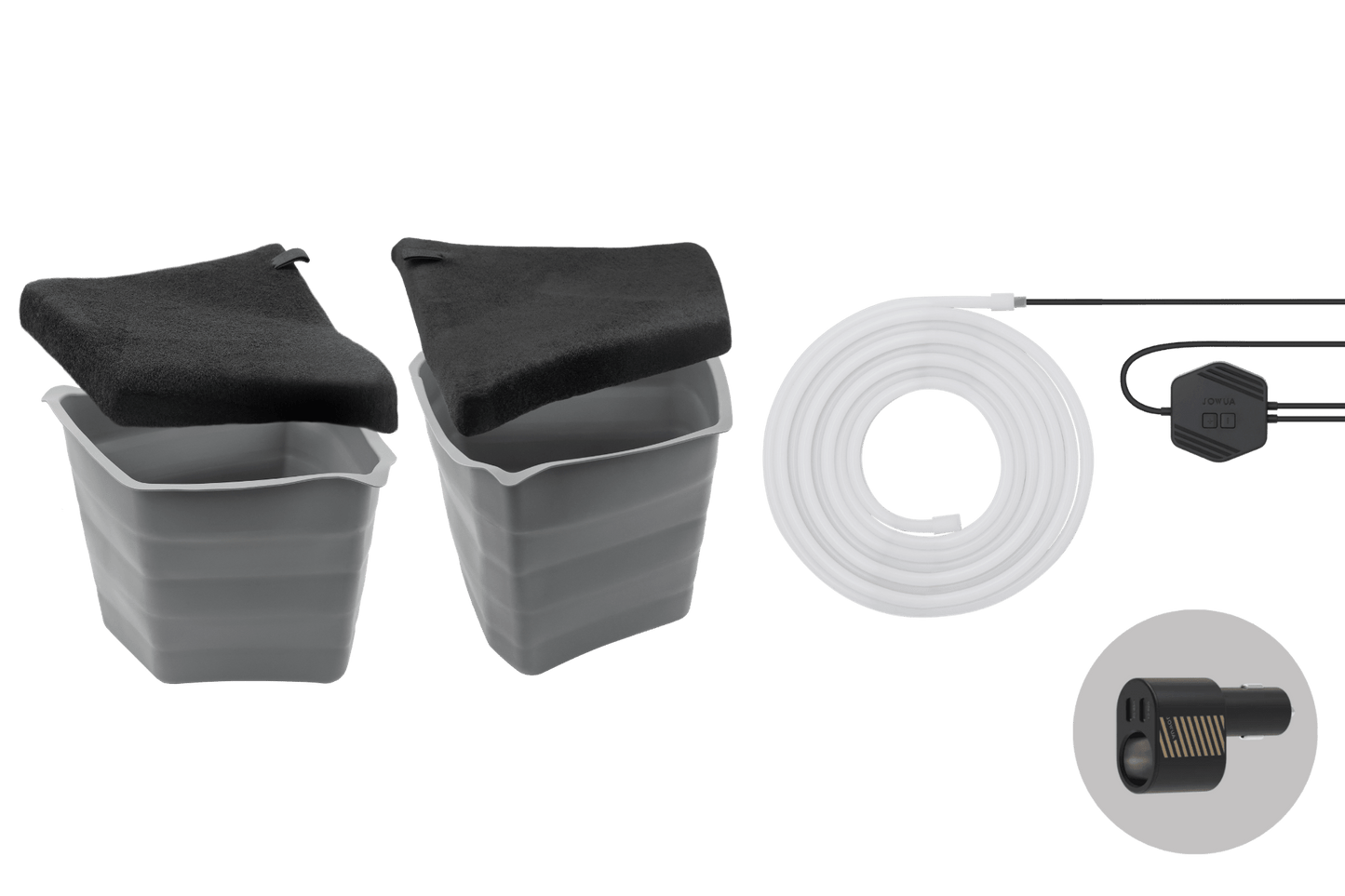 Tesla Model Y L (2026+) Trunk Storage Bins + Ambient Light Bundle-0