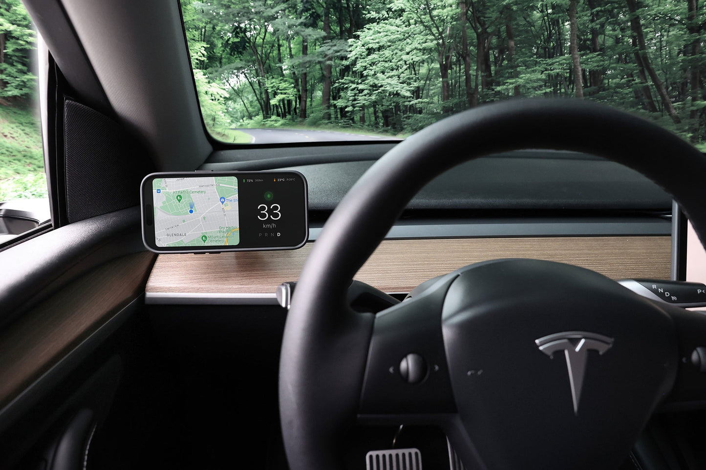 Active Cooling MagSafe Autohouder voor Tesla Model 3 & Y (2018-2024) – Ventilatierooster