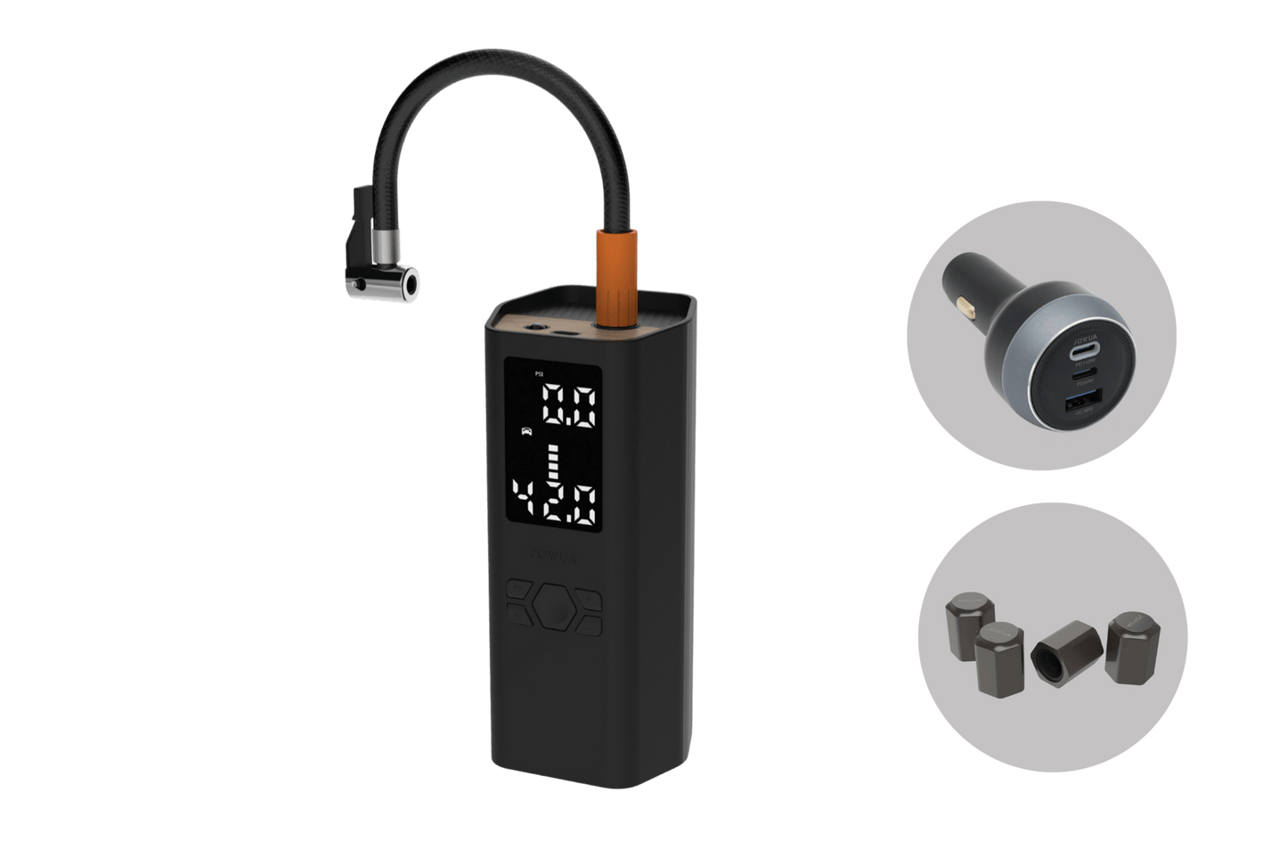 Draagbare Luchtcompressor + Laadoplossing Kit voor Tesla – 100W & 165W