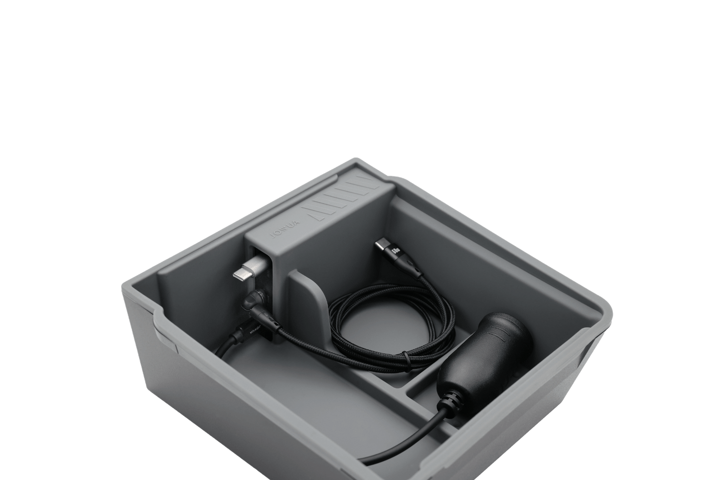 Armrest Storage Organizer Set with Power HUB (Tesla Model Y Standard 2026+)-2