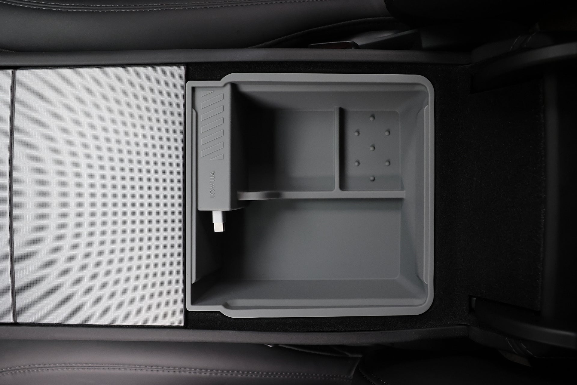 Center Console Organizer Set with Power HUB (Tesla Model 3 2024-2026+)-2
