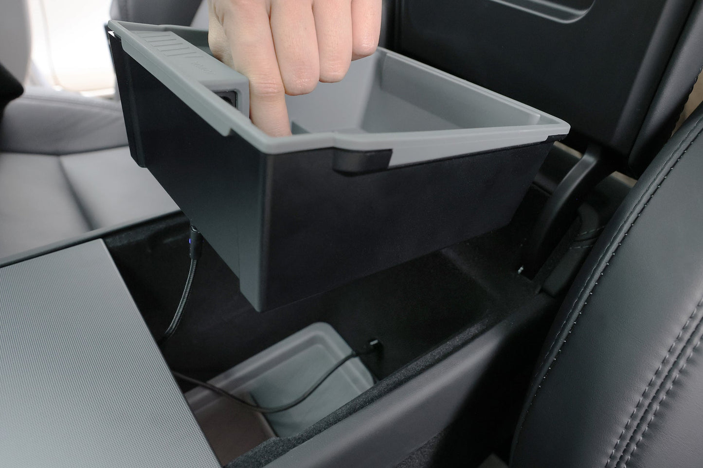 Center Console Organizer Set with Power HUB (Tesla Model 3 2024-2026+)-4