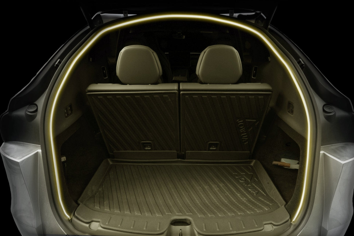 Tesla Model Y L (2026+) Trunk Storage Bins + Ambient Light Bundle-3