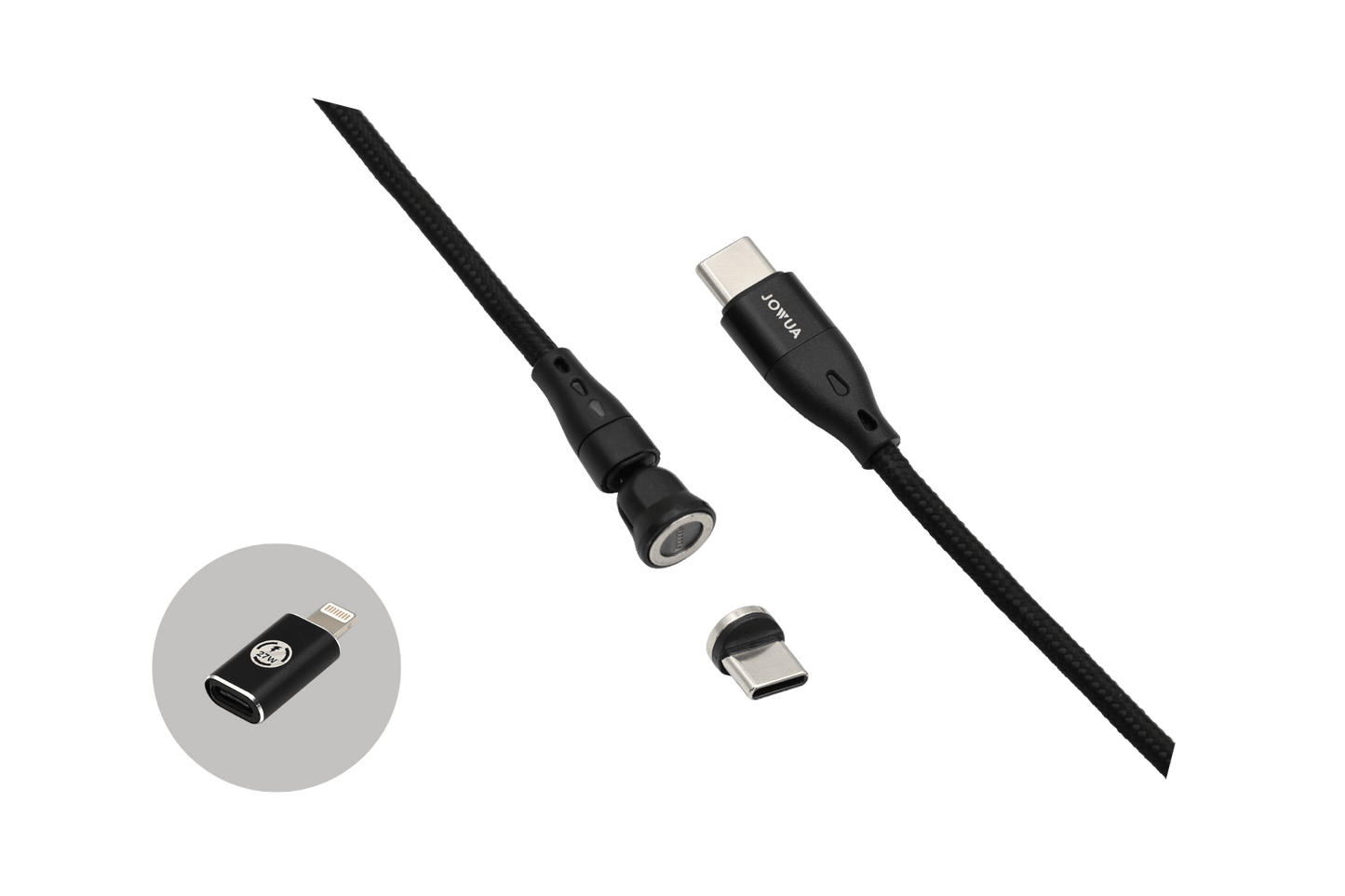 Magnetic Charging Cable USB-C to USB-C (0.4M/1M/1.8M)-2