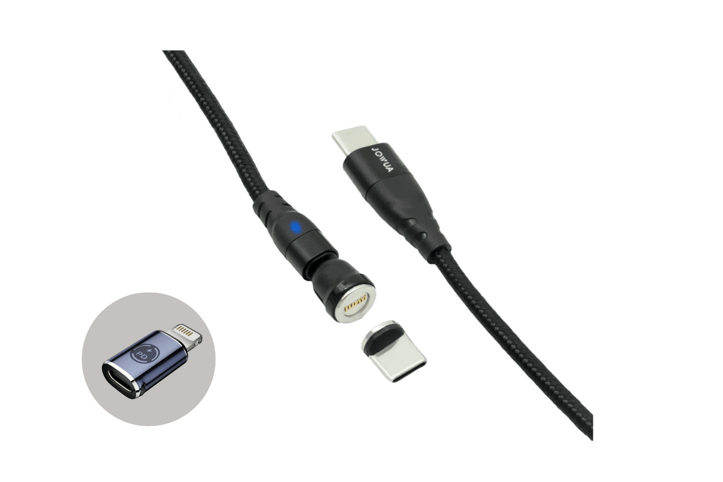 Magnetic Charging Cable USB-C to USB-C (0.4M/1M/1.8M)-0