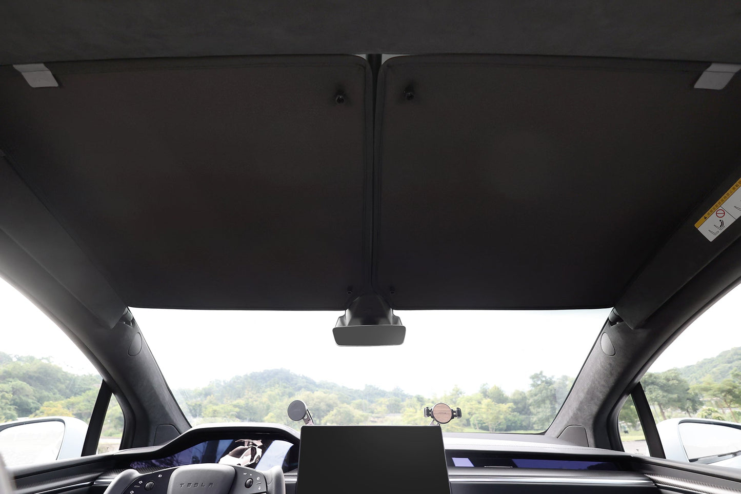Glass Roof Sunshade- Separate Design (Model X)-2