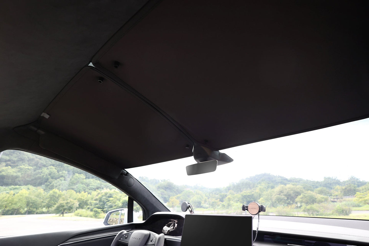 Glass Roof Sunshade- Separate Design (Model X)-3
