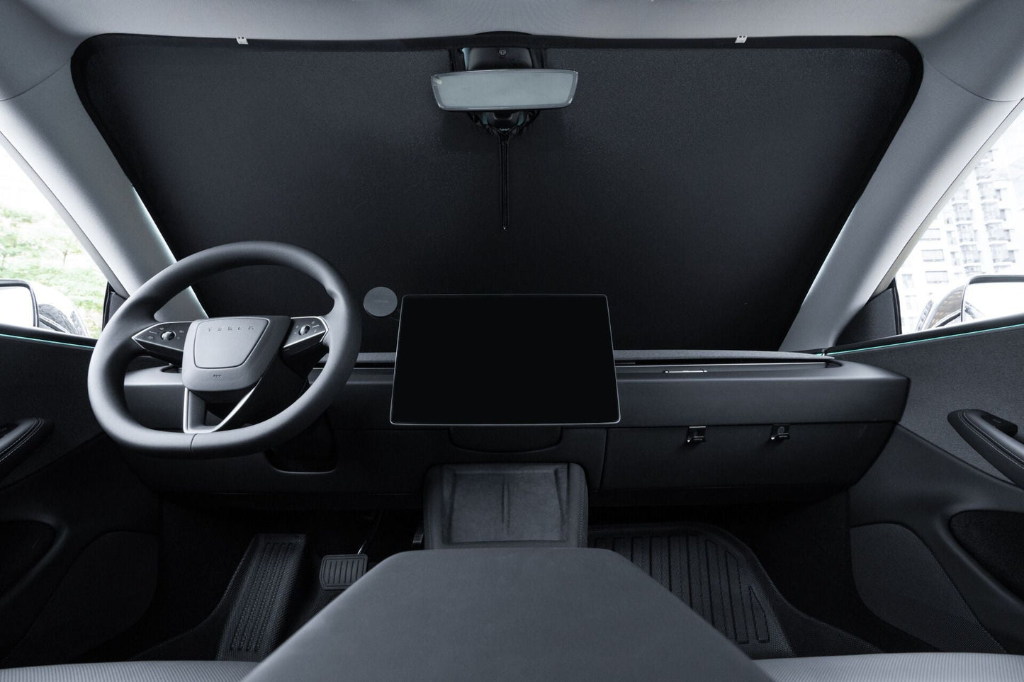 Voorruit Zonnescherm voor Tesla Model 3 – Alle Versies (M3 / Highland / Performance)