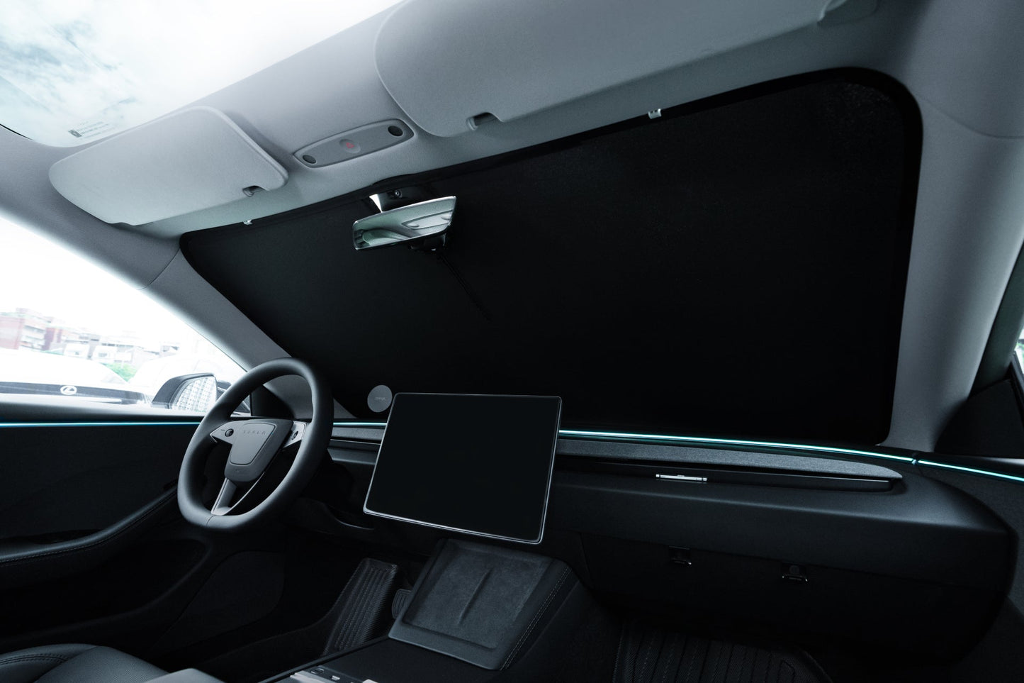 Voorruit Zonnescherm voor Tesla Model 3 – Alle Versies (M3 / Highland / Performance)