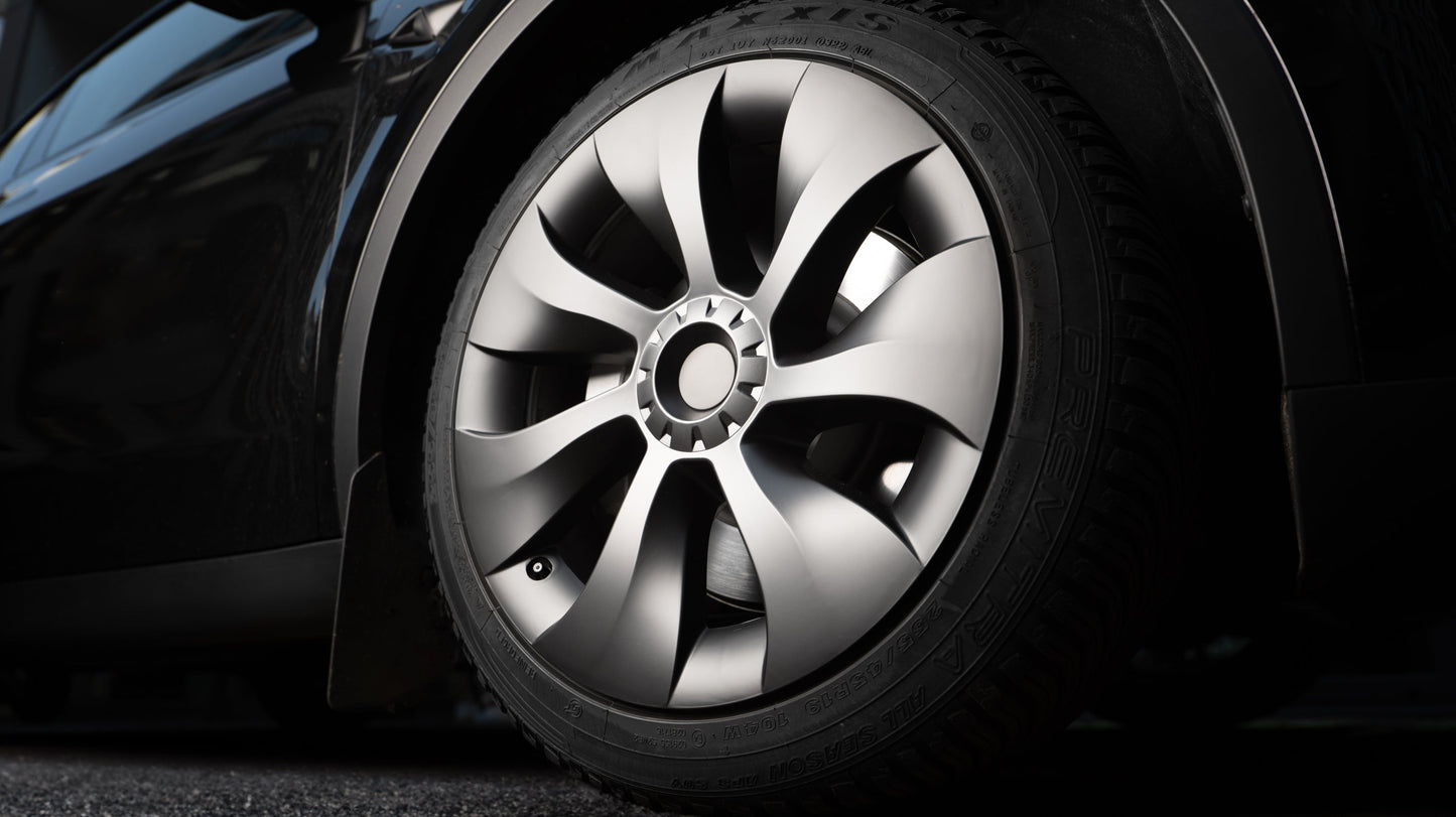 Turbo Turbine Wieldoppen voor Tesla Model Y – Sportief & Stijlvol